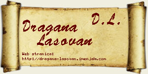Dragana Lasovan vizit kartica
